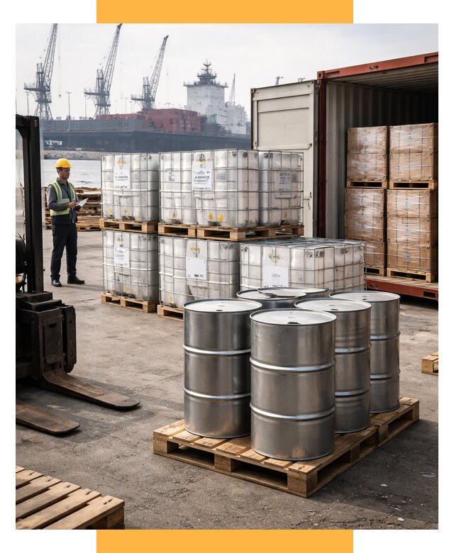 Доставка химического сырья из Индии от 254225 р. | СетСервис-Знс