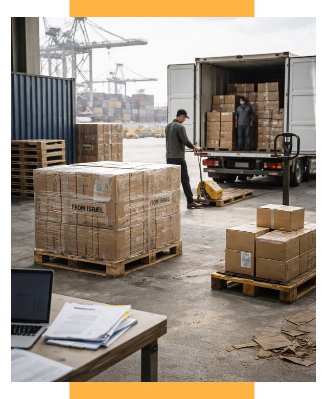 Доставка грузов из Израиля от 15254 р., логистика от СетСервис-Знс