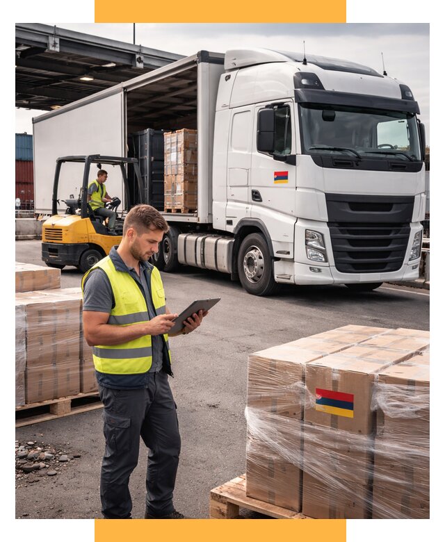 Автоперевозки из Армении от 96606 р. — услуги СетСервис-Знс