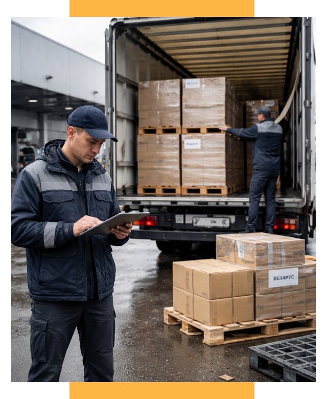 Доставка грузов из Беларуси от 15254 р. логистика СетСервис-Знс