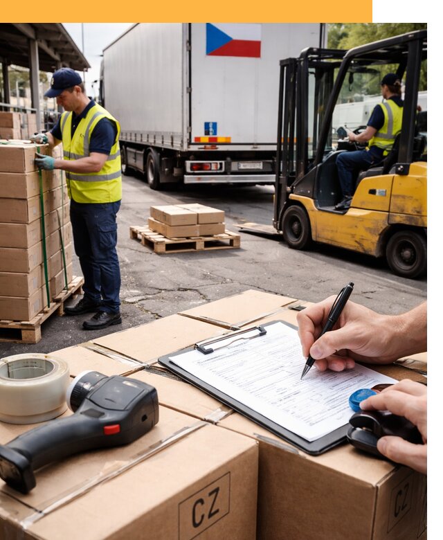 Доставка грузов в Чехию от 35592 руб, международные перевозки