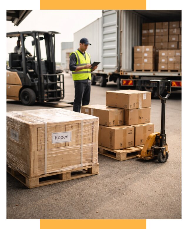 Доставка грузов в Корею из России от 35592 р. | СетСервис-Знс