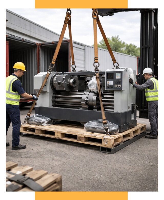 Перевозка станков и таможня от 61014 р. | СетСервис-Знс логистика