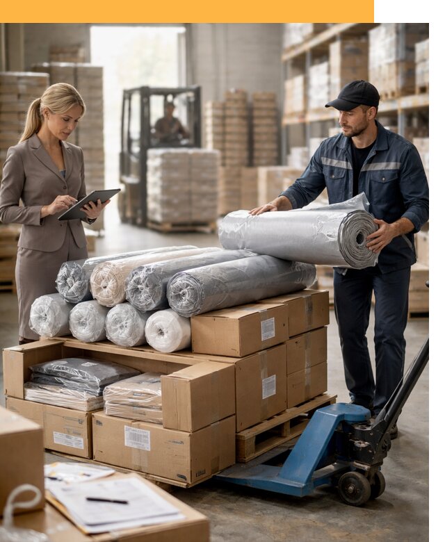 Перевозка текстиля по миру от 15254 руб. с таможней и страхованием