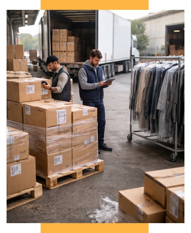 Перевозка и доставка одежды из Китая от 7627 р., СетСервис-Знс