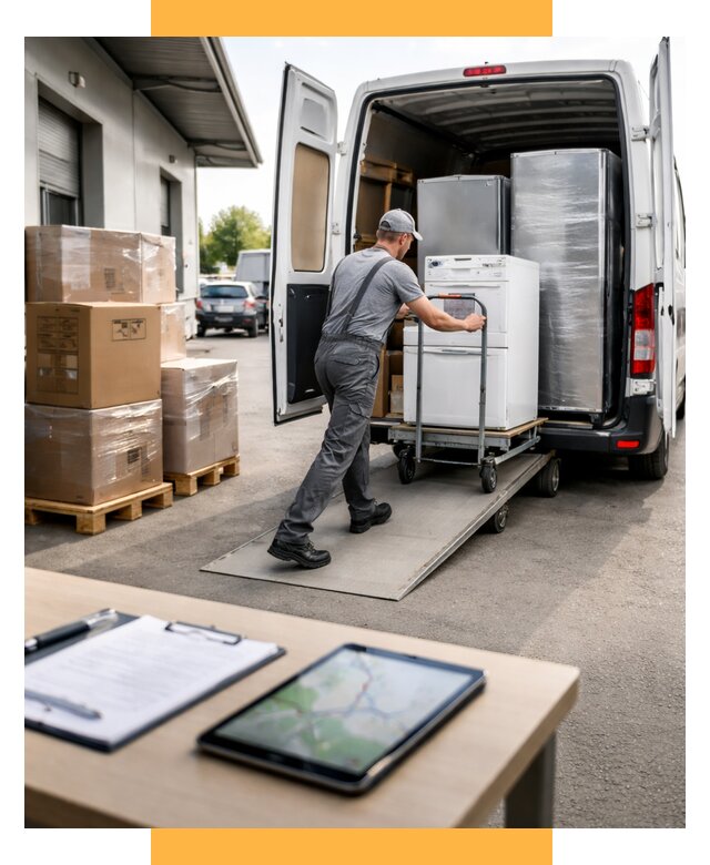 Перевозка бытовой техники от 6610 р. - логистика СетСервис-Знс