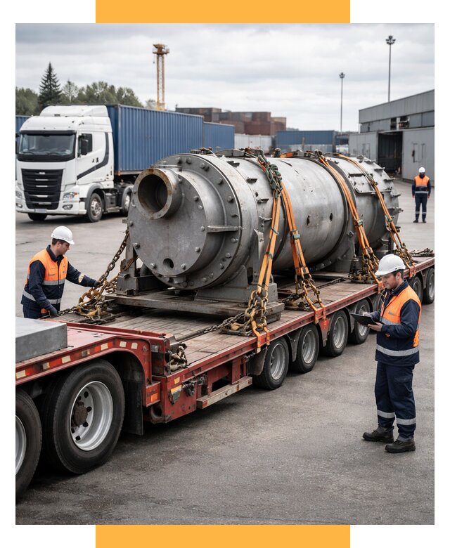 Перевозка тяжеловесных грузов под ключ от 152535 р. | СетСервис-Знс