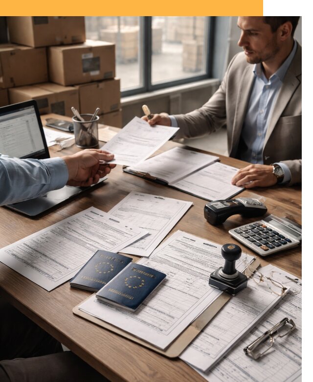 Таможенное оформление грузов из Европы от 8644 руб