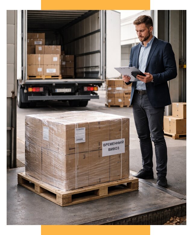 Временный вывоз товаров под ключ от 8135 р. | СетСервис-Знс
