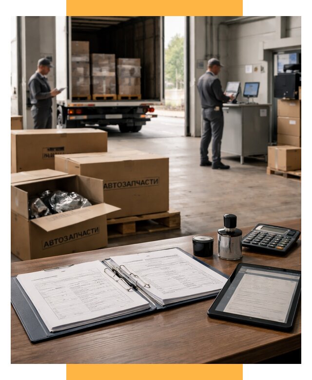 Таможенное оформление автозапчастей под ключ от 8644 р., СетСервис-Знс