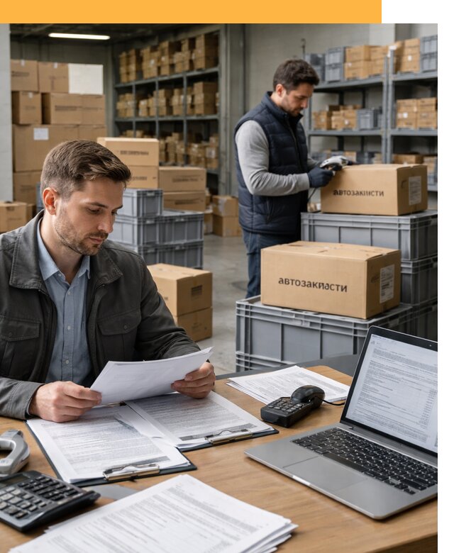 Таможенное оформление автозапчастей по выгодным тарифам от 8644