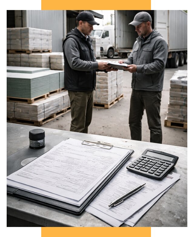 Таможенное оформление стройматериалов от 8644 р. | СетСервис-Знс