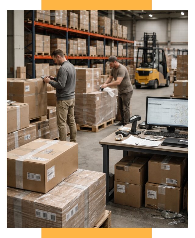 Склад консолидации в Европе от 6610 р., услуги СетСервис-Знс